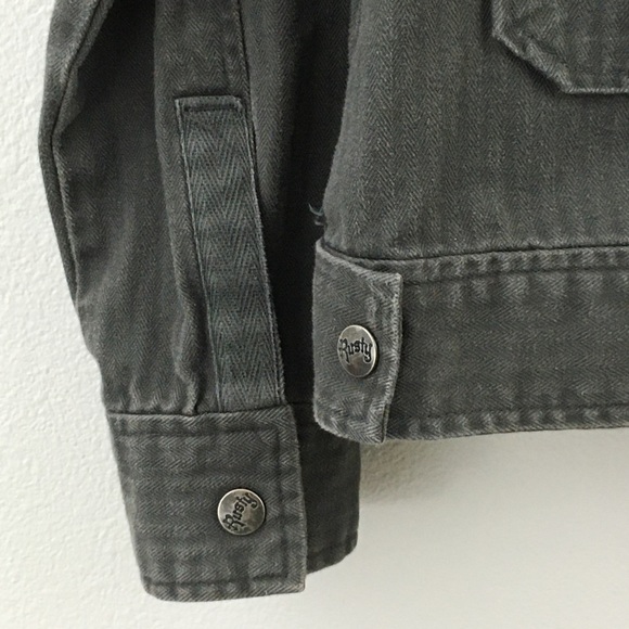 Faux Fur Collar Denim Jacket - Picture 8 of 14